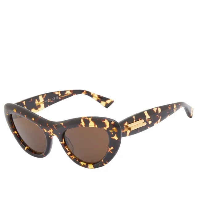 Bottega Veneta Eyewear Bottega Veneta BV1282S Sunglasses Havana/Brown