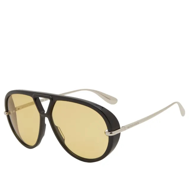 Bottega Veneta Eyewear Bottega Veneta BV1274S Sunglasses Black/Yellow