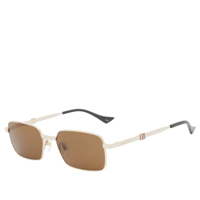 Gucci Men's Eyewear GG1495S Sunglasses Gold/Brown