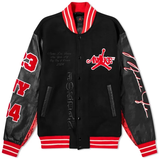 Nike Jordan Air Jordan Men's x Awake NY Varsity Jacket University Red/Black