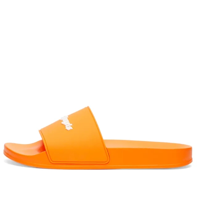 Palm Angels Men's Classic Logo Pool Slide Orange
