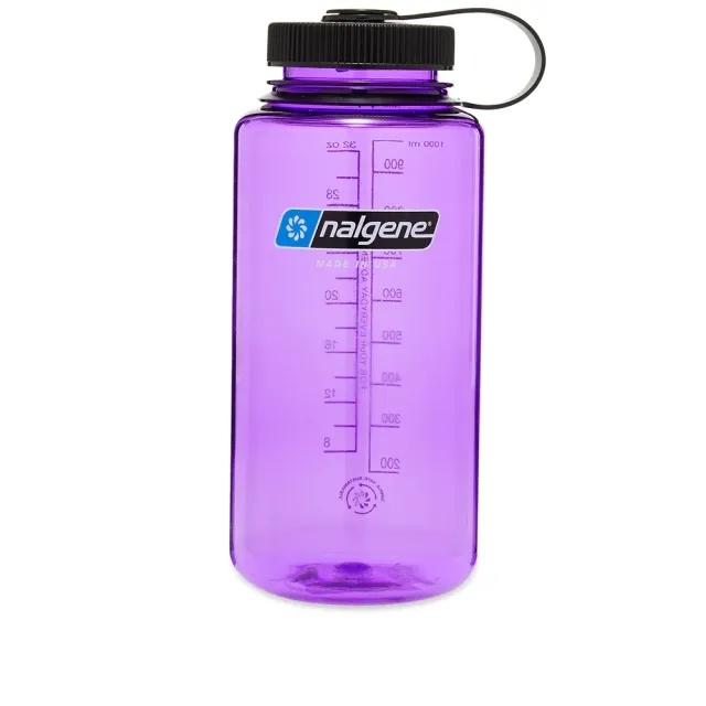 Nalgene Wide Mouth Tritan Sustain Water Bottle Purple 1L