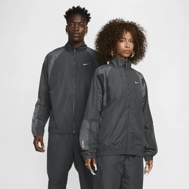 Nike NOCTA Northstar Nylon Tracksuit Jacket - Grey - Recycled Fibres