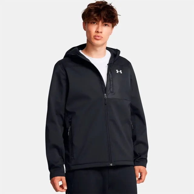 Men's  Under Armour  Storm ColdGear® Infrared Shield 2.0 Hooded Jacket Black / White L