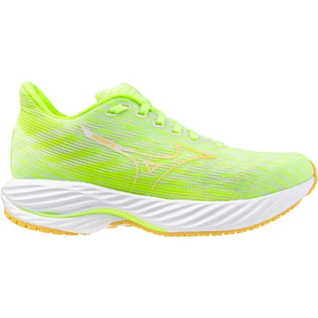 Mizuno Wave Rider 28 Neutral Running Shoe Women - White, Turquoise