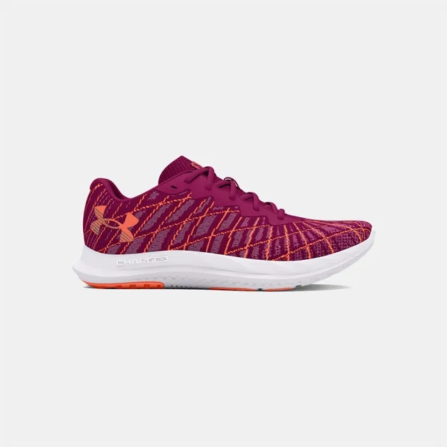 Women's  Under Armour  Charged Breeze 2 Running Shoes Purple Gemini / Flare Orange / Flare Orange 5.5