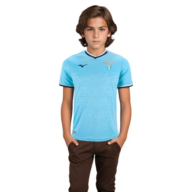 S. S. Lazio Mizuno Home Shirt 2024-25 - Kids