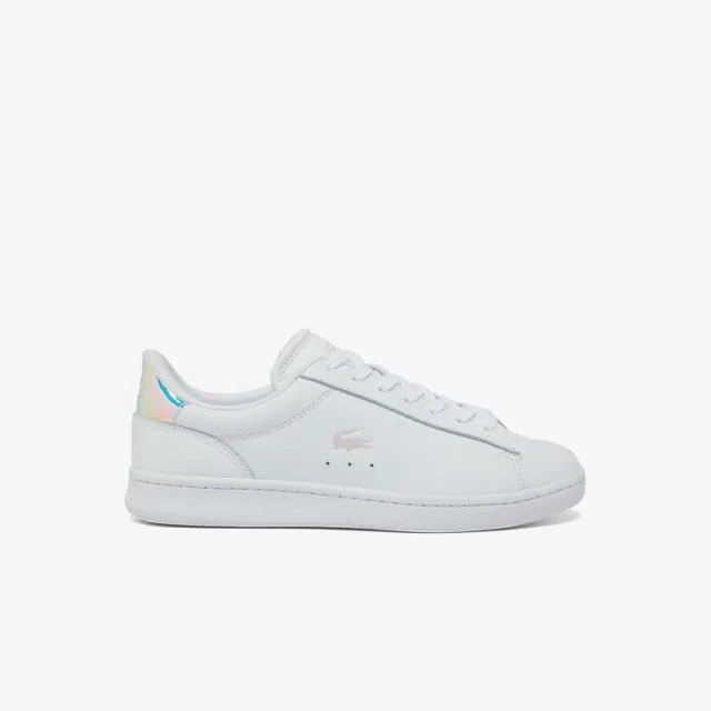 Lacoste Women's Carnaby Set Leather Sneakers - White & Light Pink