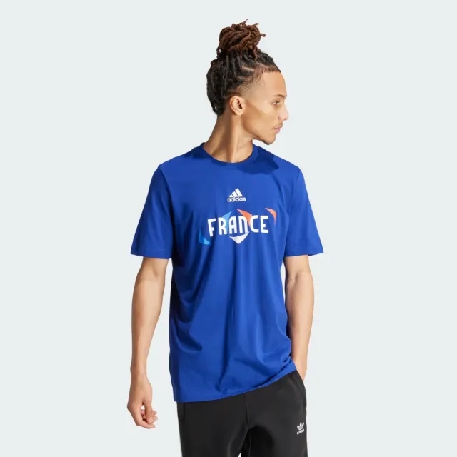 Adidas Performance Uefa Euro24 France T-Shirt-Blue