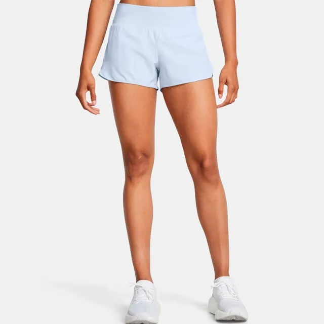 Women's  Under Armour  Launch Pro 3'' Shorts Nimbus Blue / Reflective XS