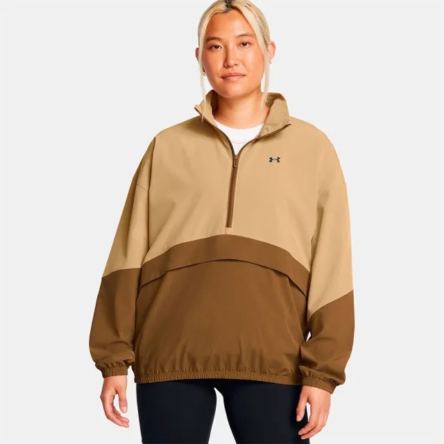 Women's  Under Armour  ArmourSport Anorak Jacket Camel / Black XS