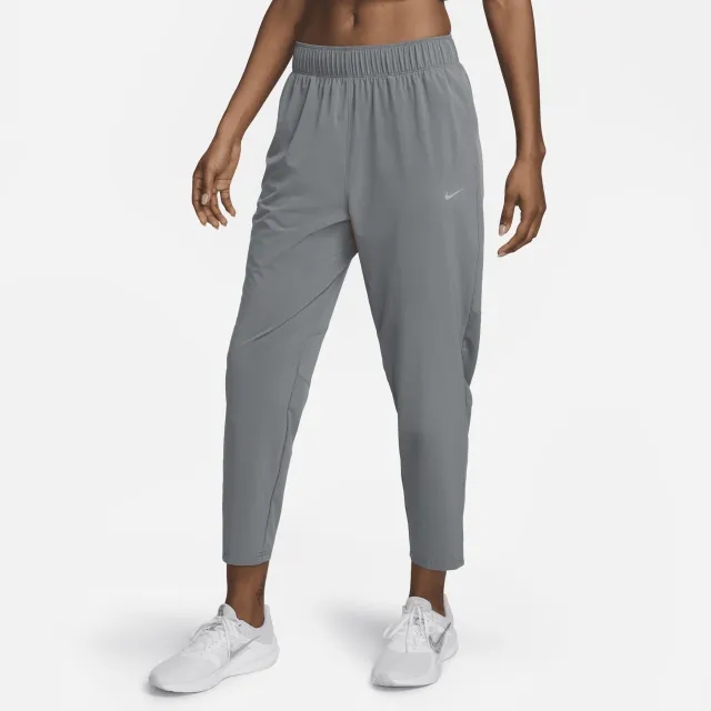 Nike Dri-FIT Fast Women's Mid-Rise 7/8 Running Trousers - Grey - Recycled Polyester Minimum