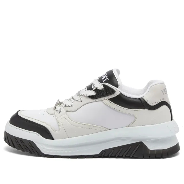 Versace Men's Sneaker Black White Palladium