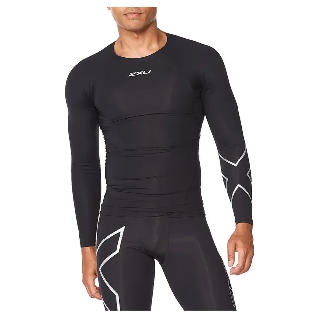 2xu Core Compression Long Sleeve T-shirt  - Black