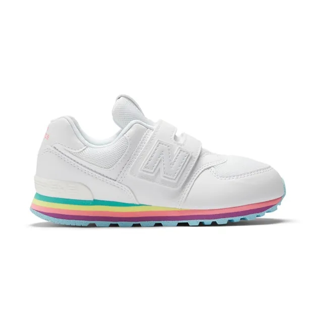New Balance  574  girls's Children's Shoes (Trainers) in White