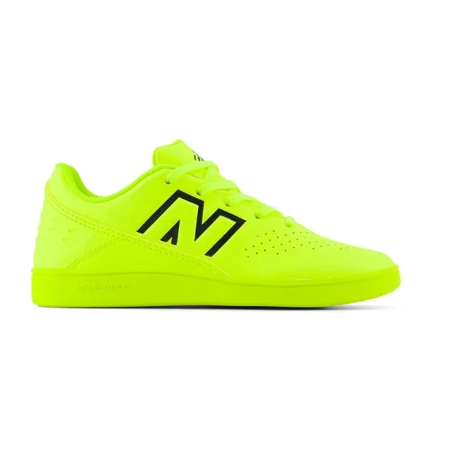 New Balance Kids' Audazo Control Junior IN V6 in Yellow/Black Synthetic