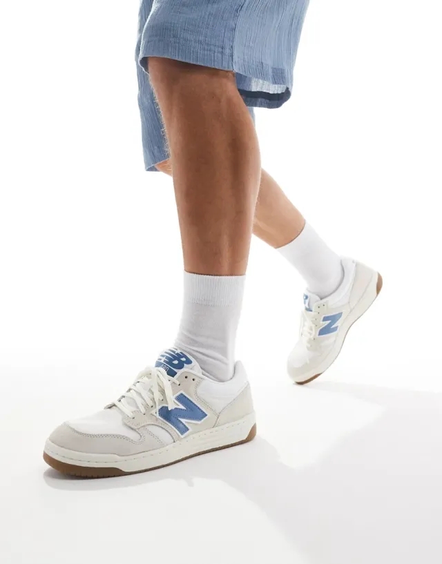 New Balance  480  women's Shoes (Trainers) in White