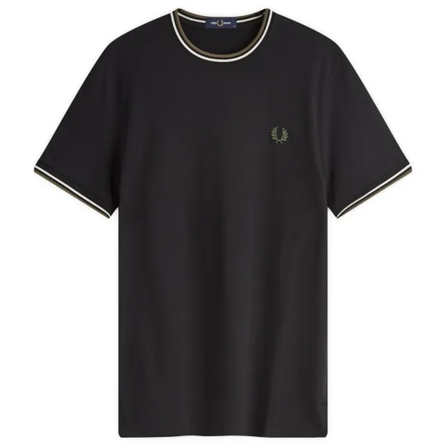 Fred Perry Twin Tipped Ringer T-Shirt, Navy