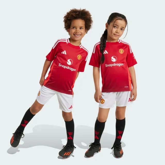 adidas Manchester United Kids SS Home Mini Kit 2024/25