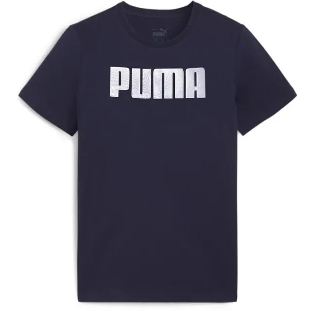 Puma Mass Merchants Tee B T-Shirt Unisex Kids - Blue
