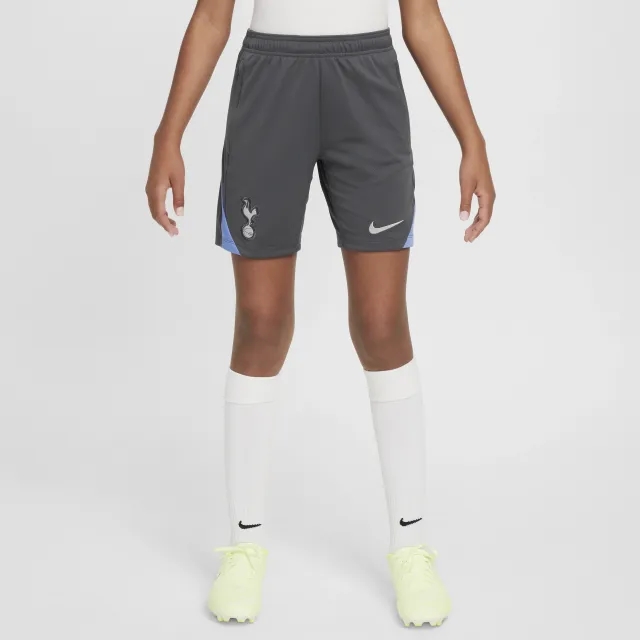 Nike Tottenham Training Shorts Dri-Fit Strike - Dark Grey/Polarized Blue/Grey Fog Kids - ['Grey']