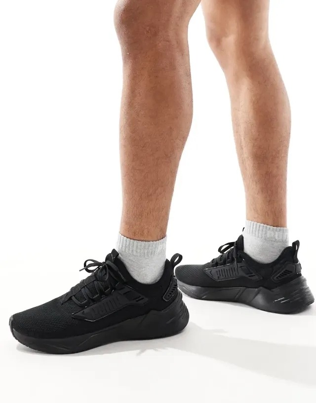 Puma Unisex Retaliate 3 Running Shoes - Black