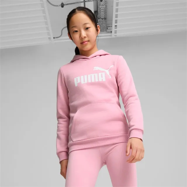 PUMA Essentials Logo Hoodie Youth, Mauved Out