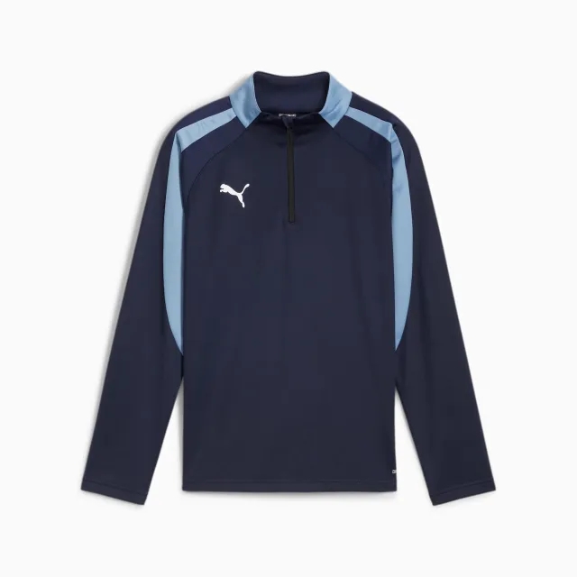 PUMA Individualliga Quarter-Zip Top Shirt Youth, Dark Blue