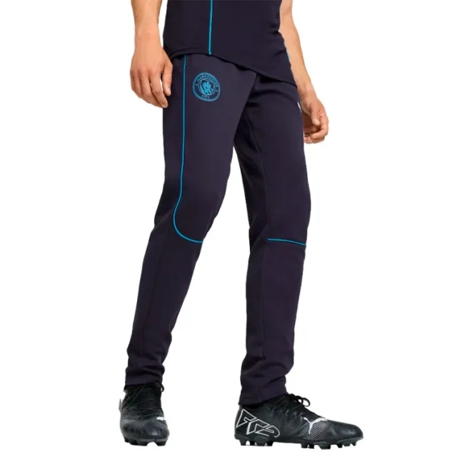2024-25 Manchester City Puma Casual Sweat Pants/Bottoms - As New - (L)