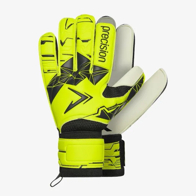 Precision Junior Fusion X Flat Cut Essential GK Gloves