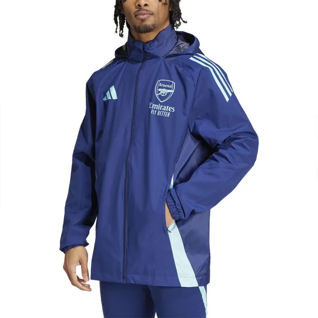 Arsenal Allweather Jacket (Night Sky) 2024-2025 Men's Navy Made By: Adidas