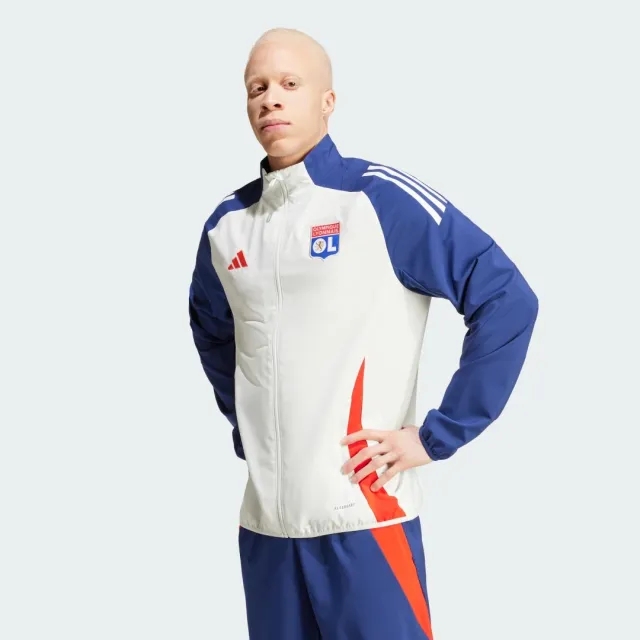 adidas Men Olympique Lyonnais Tiro 24 Presentation Jacket