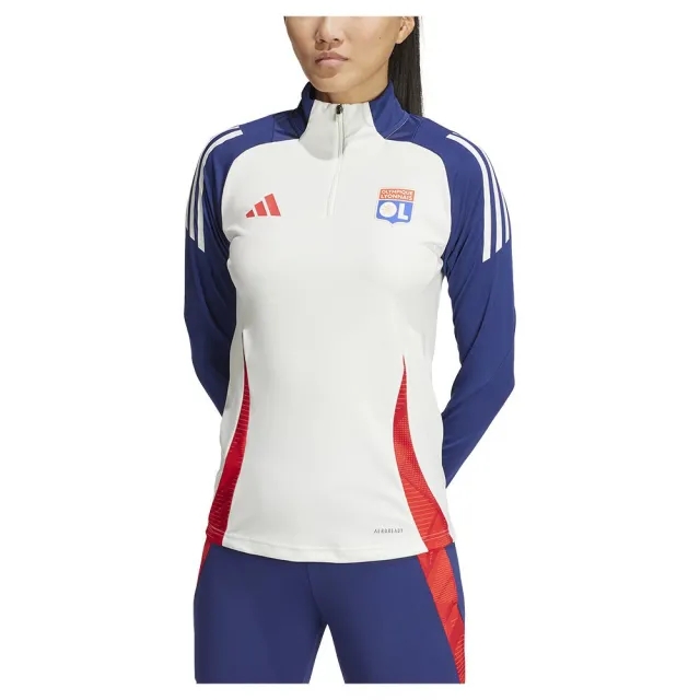 Olympique Lyon adidas Training Top - White - Womens