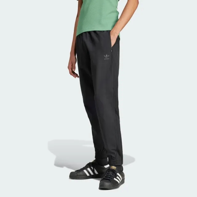 adidas Originals Woven Superstar Track Pant - Black - Size L - Black