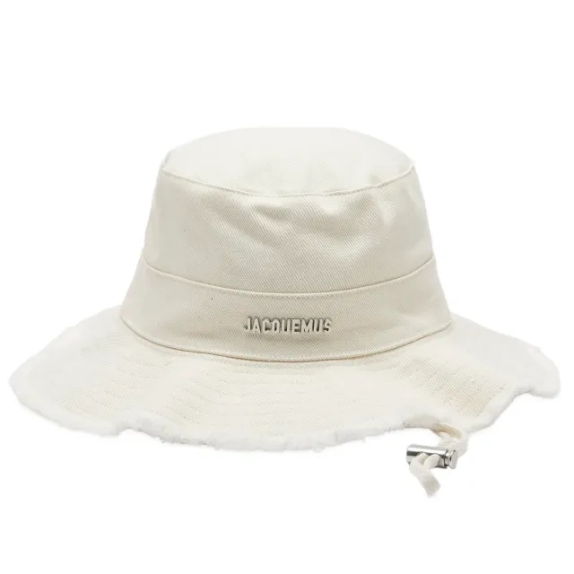 Jacquemus Men's Le Bob Artichaut Bucket Hat Off-White