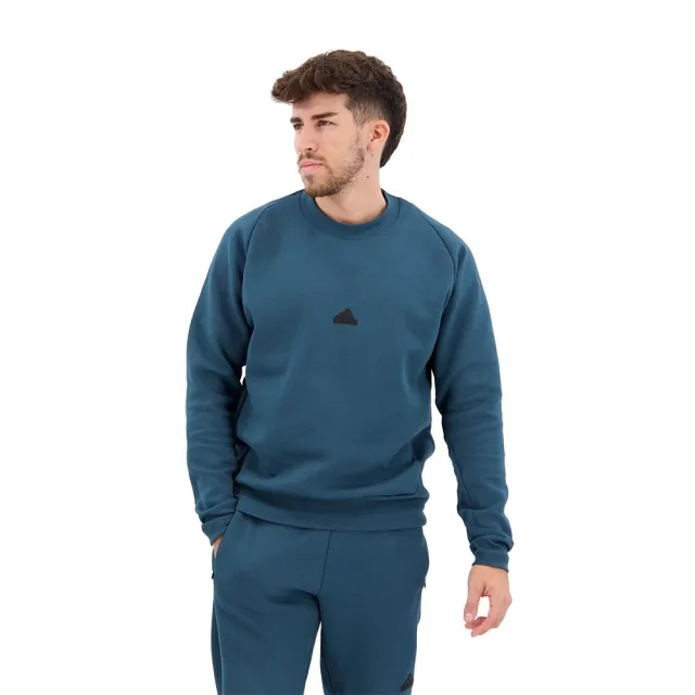 Manchester United adidas Z.N.E. Crew Sweatshirt - Arctic Night - Mens