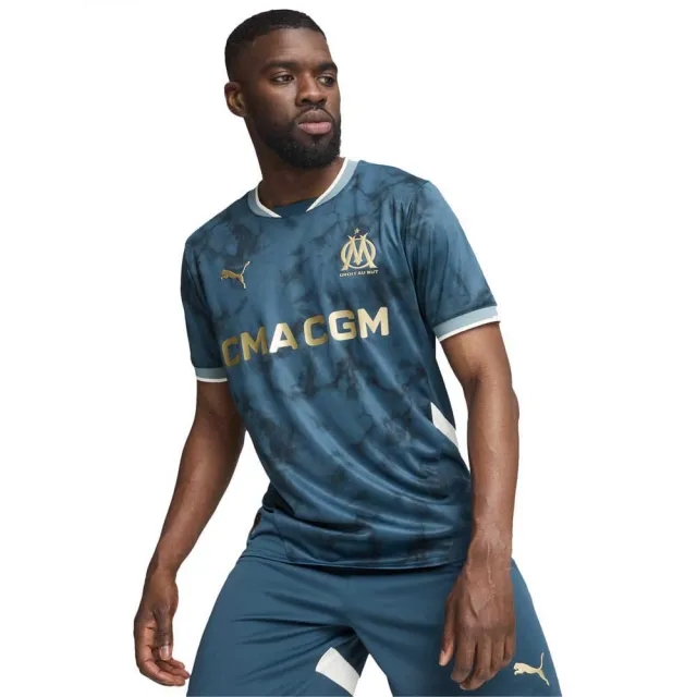 Puma Marseille Mens SS Away Shirt 2024/25