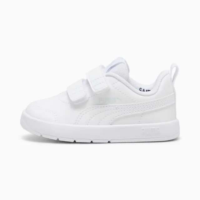 PUMA Courtflex V3 Sneakers Toddlers, White/Silver Mist