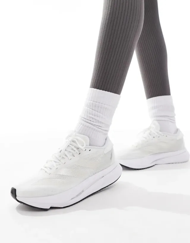 adidas Womens Adizero Sl2 Trainer - White - Size 5 - White