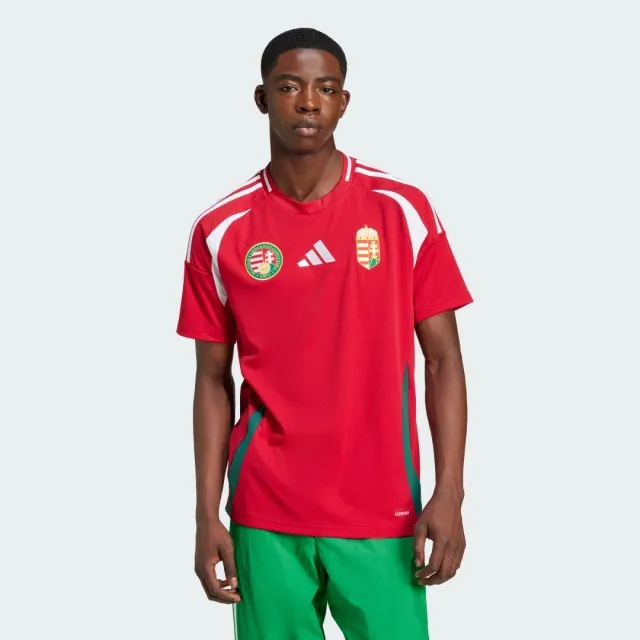 adidas Hungary Mens SS Home Shirt 2024