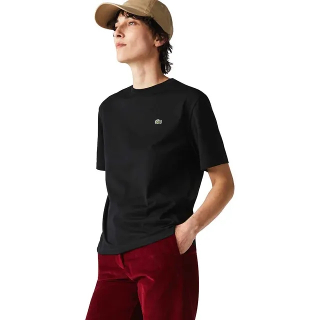 Lacoste Women’s Crew Neck Premium Cotton T-shirt - Black
