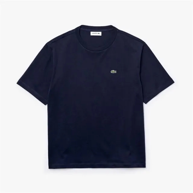 Lacoste Women’s Crew Neck Premium Cotton T-shirt - Midnight Blue