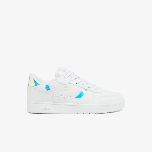 Lacoste Juniors' T-Clip Set Sneakers - White & Light Pink