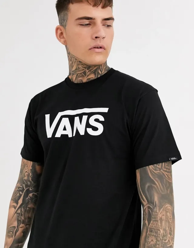 Vans  VANS CLASSIC  men's T shirt in Black
