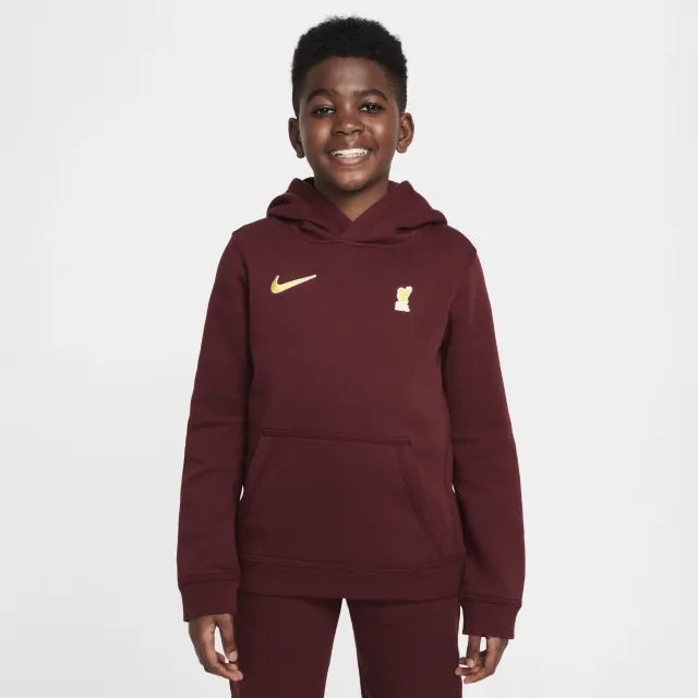 Liverpool Nike Club Hoodie - Red - Kids