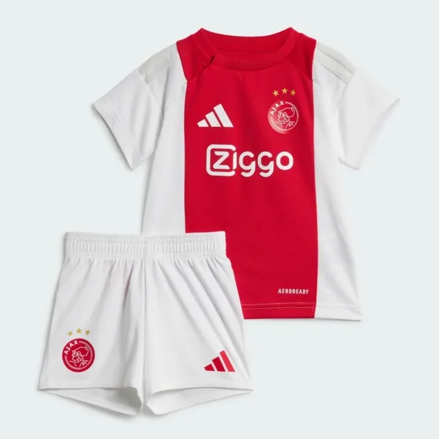 adidas Ajax Mens SS Home Mini Kit 2024/25