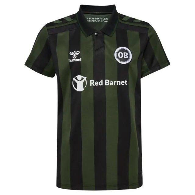 Hummel Odense Boldklub Away Shirt 2024/25 Kids - ['Black']