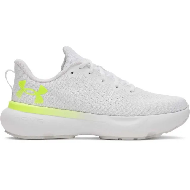 Women's  Under Armour  Infinite Running Shoes White / White / Metallic Silver 8