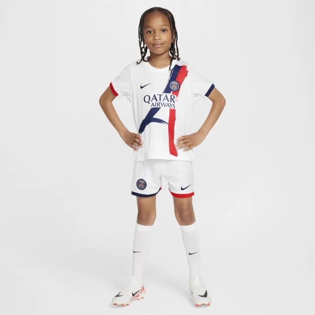 Nike Paris Saint Germain Kids SS Away Mini Kit 2024/25