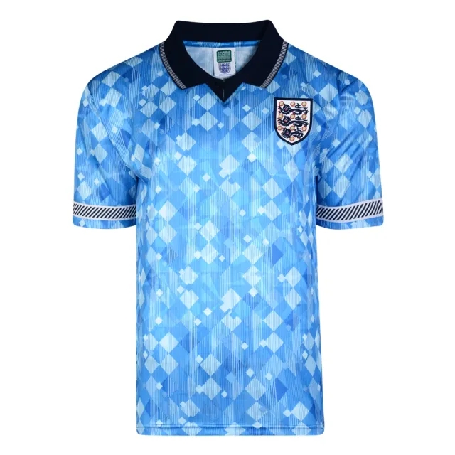 Score Draw England 1990 World Cup Boys Retro Third Shirt